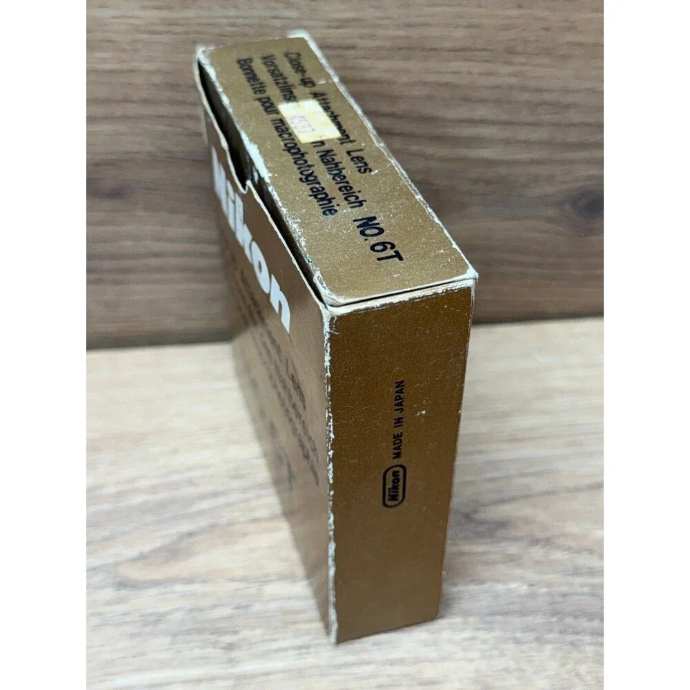 Nikon No. 6T 62mm Close-Up Attachment Lens Filter Macro Japan w/ Box Case Manual